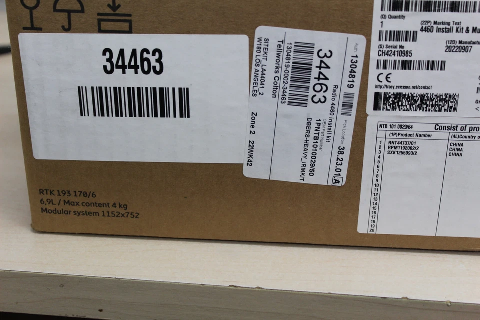 Ericsson NTB 101 0029/7 Ancillary GROUND ANC For 2212 Tower Radio NTB1010029/7