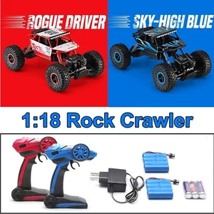 1:18 Rock Crawler 2.4Ghz Remote Control Car 4WD Off Road RC Monster Truck Gift - Picture 1 of 46