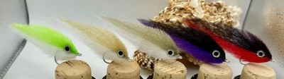 EP Baitfish (Peanut Butter) Flies - Gamakatsu Premium Hooks - Tarpon, Snook, Etc - Image 1 of 4