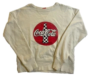 Suéter Vintage Para Mujer Coca Cola Cuadros Botella Gráfico Talla XS Blanco - Imagen 1 de 11