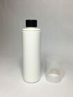 Empty 200ml Over Cap Bottles With Ribbed Black Screw Top Cap *ANY AMOUNT*