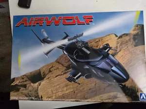 Aoshima Airwolf Modellbausatz 1:48 mit Glasbody - Bild 1 von 1