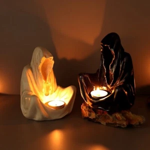 1pc European Halloween Ghost Wizard Candlesticks Witch Candle Holder Party Gift - Bild 1 von 17