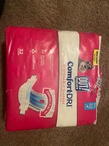 Pet Diapers OUT!PetCare Comfort DRI Disposable -M/L 18”-25” Waist-25-75Lbs- Dog - Picture 1 of 4