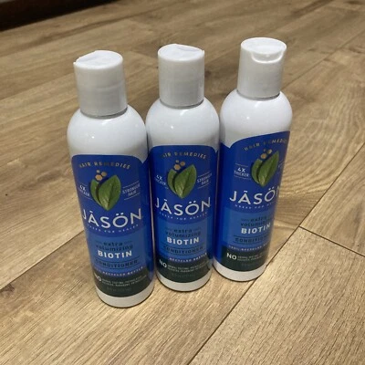 Jason Thin-to-Thick Acondicionador Extra Volumen Biotina Lote de 3 Foto 1 de 3