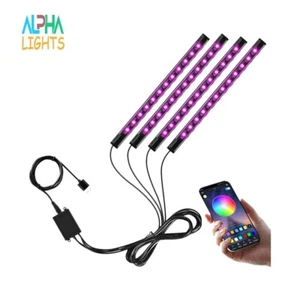 LED Innenraum Auto Leuchten, Geschenke für Männer & Frauen, USB & App gesteuerte Streifen Licht - Bild 1 von 6