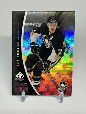 2010-11 Upper Deck SP Authentic Holo FX Evgeni Malkin #FX28 Pittsburgh Penguins - Image 1 of 2