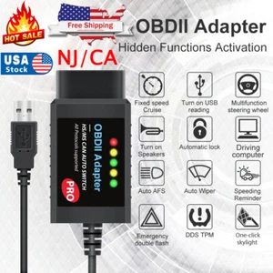 FOscan Pro Car Scan Tool ELM327 Code Reader USB V1.5 For Ford Mazda Lincoln NJ - Bild 1 von 11