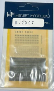 Weinert H0 2007 Beschriftungssatz NEU & OVP - Picture 1 of 1