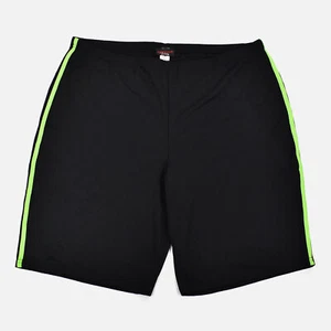 Vision Sportswear Black Green Running Workout Crossfit Active Womens Shorts 3XL - Picture 1 of 4