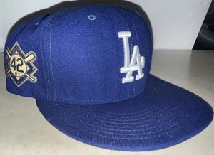 New Era 9Fifty LA Dodgers Jackie Robinson Day Gold Patch SnapBack Hat OSFM RARE - Picture 1 of 9