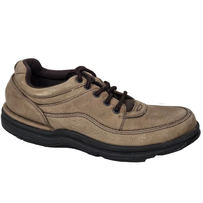 Zapatos Rockport Para Hombre World Tour Clásicos Con Cordones Cuero Nubuck Marrón Talla 11.5M Foto 1 de 4