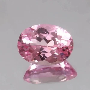 Morganite Madagascar Pink Untreated 9.58 Ct Loose Emerald Gemstone Cut AAA - Picture 1 of 4