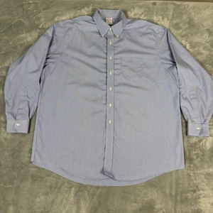 Brooks Brothers Herren Hemd Größe 18 36 Madison Blau Kariert Langarm - Bild 1 von 9