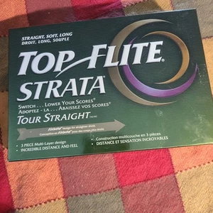 STRATA TOUR Straight GOLF BALLS DOZEN Top Flite - Picture 1 of 8
