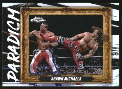 2025 Topps Chrome WWE Paradigm Refractors #PARSML Shawn Michaels - Image 1 of 2