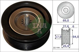 V-Ribbed Belt Deflection/Guide Pulley Service Fits Mercedes-Benz INA 532067110 - Picture 1 of 5