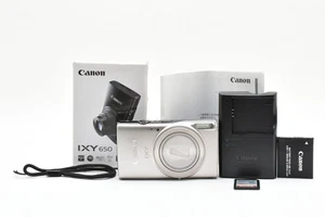 Exc Canon IXY 650 Compact Digital Camera Silver w/SD Card Direct from Japan 073 - Picture 1 of 10