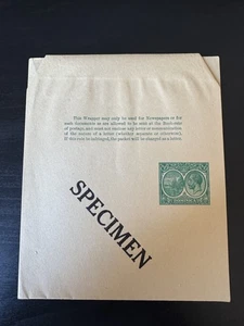 Dominica - KGV Specimen ½d Postal Stationery Wrapper - Picture 1 of 3