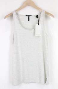 MAISON SCOTCH Damen Top XS Melange Grau Ärmellos Baumwolle Leicht Rundhals * - Bild 1 von 6
