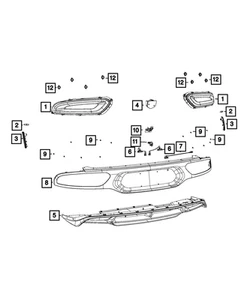 Genuine Mopar Rear View Camera 56038978AL - Picture 1 of 3