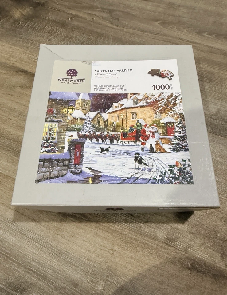 Rompecabezas de madera WENTWORTH - Papá Noel ha llegado - 1000 piezas completo difícil de encontrar - excelente estado Foto 1 de 3