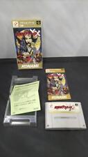 Konami "Castlevania: Drácula X CM Nintendo Super Famicom Software Acción Vintage