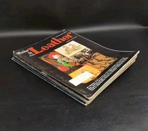 Vintage Make It With Leather Craftsman Magazine Lot Complete 1976 Set (6 Issues) - Bild 1 von 7