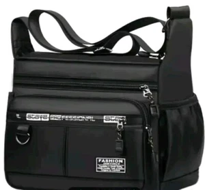 Unisex Black Should Bag Multi-pocket, Organizer - Picture 1 of 7