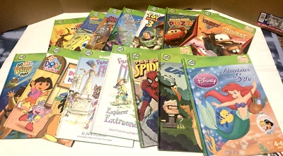 Lot of 14 LeapFrog Tag Reading System Books- Toy Story 3 and Cars - Image 1 of 4