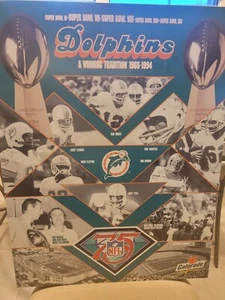 VINATE MIAMI DOLPHINS POSTERS, RARE,$25 EACH - Picture 1 of 6