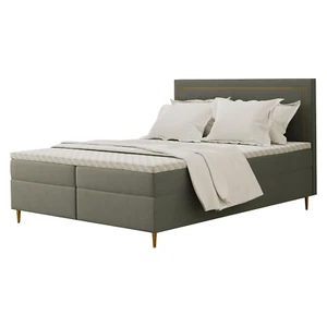 Boxspringbett GOLDEN Hotelbettzwei Bettkasten kontinentales Bett goldene Farbe - Bild 1 von 15