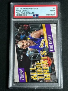 Panini Prestige All-Time Greats Kobe Bryant #1 2017 PSA 9 como nuevo Lakers Insert Hof - Imagen 1 de 2