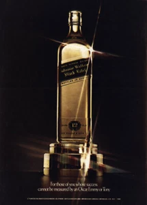 1982 Johnnie Walker Black Label: Oscar Emmy or Tony Vintage Print Ad - Picture 1 of 1