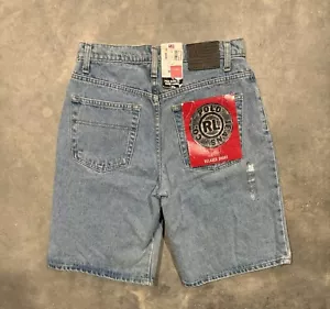 Pantalones Cortos De Colección Deadstock Polo Ralph Lauren Militar Sueltos Jean Años 90 Talla 30 Hip Hop - Imagen 1 de 5