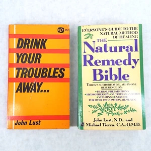 Drink Your Troubles Away, Natural Remedy Bible by John Lust  Lot of 2 Paperbacks - Bild 1 von 14