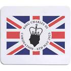 "King Charles Coronation Union Jack Flag" Mata pod mysz / podkładka na biurko (MO00023975)