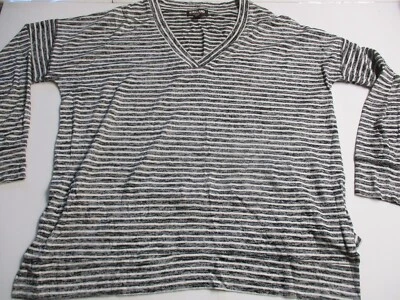 Женская блузка в черную полоску с подписью Kirkland размер xxl - Изображение 1 из 4