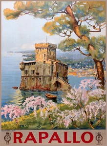 Decorative POSTER.Home room Interior art design.Rapallo.Italy.Travel view.7130 - Picture 1 of 1