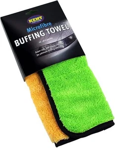 Kent Car Care Soft Washable Microfibre Wax Buffing Shine Cleaning Cloth Towel - Picture 1 of 3