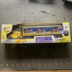 Golden Wheel Series Pepsi Die Cast Tractor Trailer Coin Bank New bx11 - Picture 1 of 9