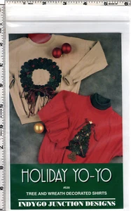 Holiday Yo-Yo ©1993 Indygo Junction Designs Amy Martin Sewing Craft Pattern 530 - Picture 1 of 5