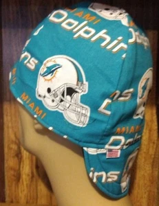 NFL Miami Dolphins: Custom Made Construction, Welder, Pipe-fitter, Biker Hat - Picture 1 of 1