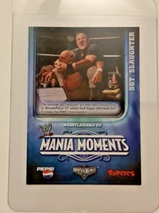 Wrestlemania Popeyes Promo- WWE Mania Moments- (2005) -SGT. Slaughter Card - Picture 1 of 2