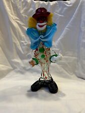 pagliaccio clown  in vetro di murano vintage