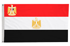 Egypt Presidential Flag With Eyelets - Handmade In The Uk