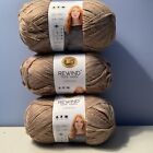 Lot of 3 NEW Lion Brand Rewind Bulky Tape Yarn Skeins 523-124 Willow
