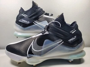 Nike Force Zoom Trout 7 Pro Metal Baseball Cleats White Black Size 11 CI3134-005 - Picture 1 of 7