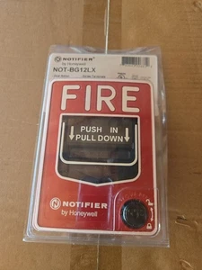 Notifier By Honeywell NOT-BG12LX Pull Station Dual Action Key Lock Reset New - Picture 1 of 2