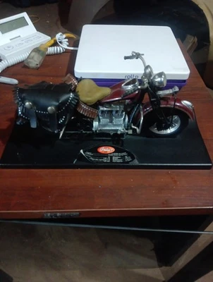 Tootsie Toys 1/10th 1942 Indian Die-Cast Motor Cycle Model, No Box, Minor Wear. - Image 1 of 4